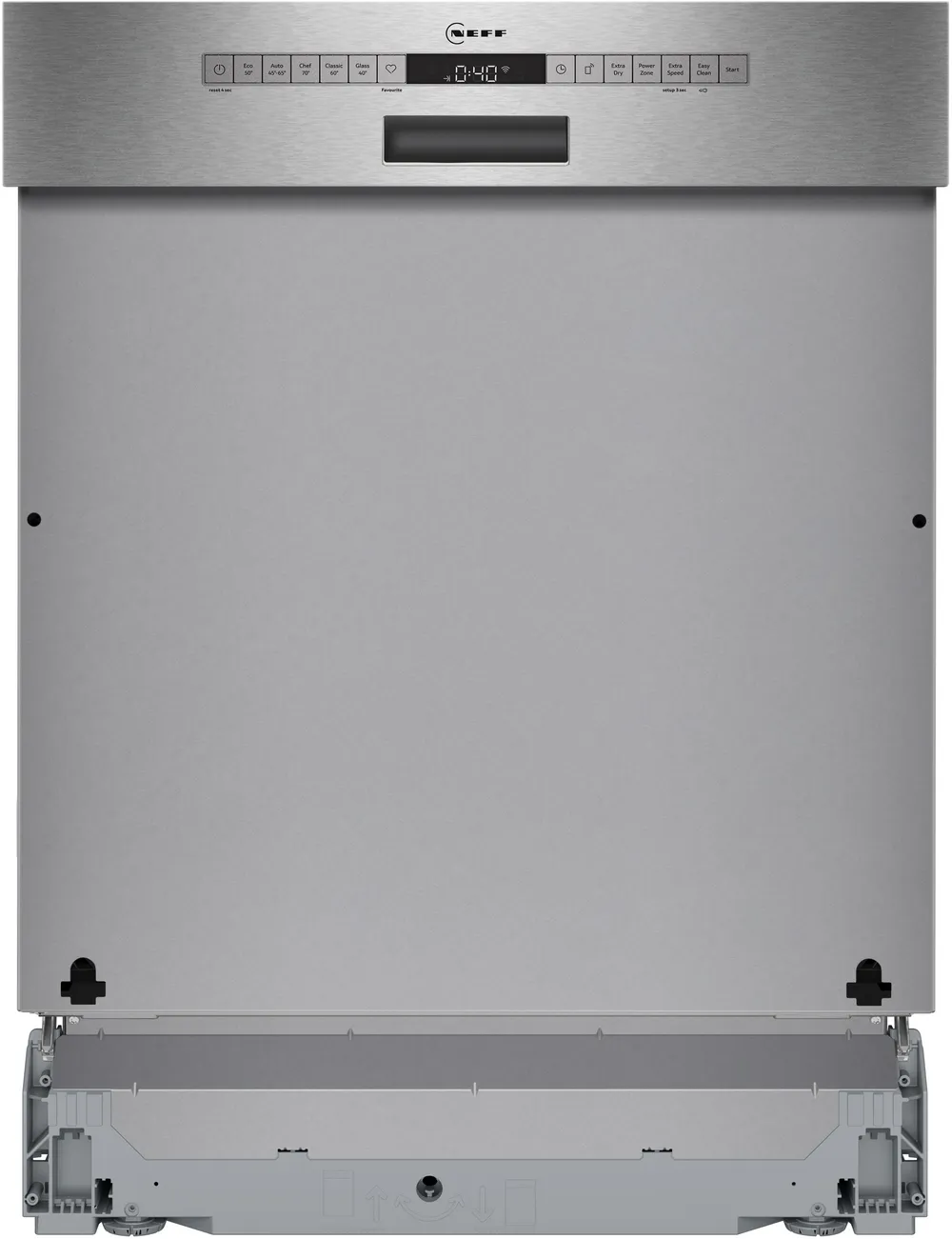 Neff N 50 Geschirrspüler integrierbar 60 cm Gebürsteter Stahl S145HTS06E