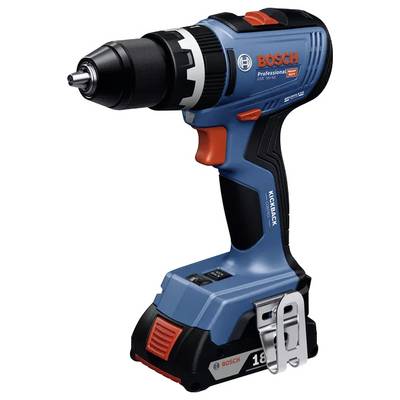 Bosch - 18V Akku-Schlagbohrschrauber mit Zubehör, 2x 4,0 Ah Akku, GBA, Ladegerät