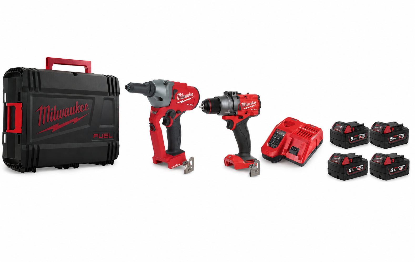 Milwaukee M18 FPP2G3-524X Akku-Maschinenset
