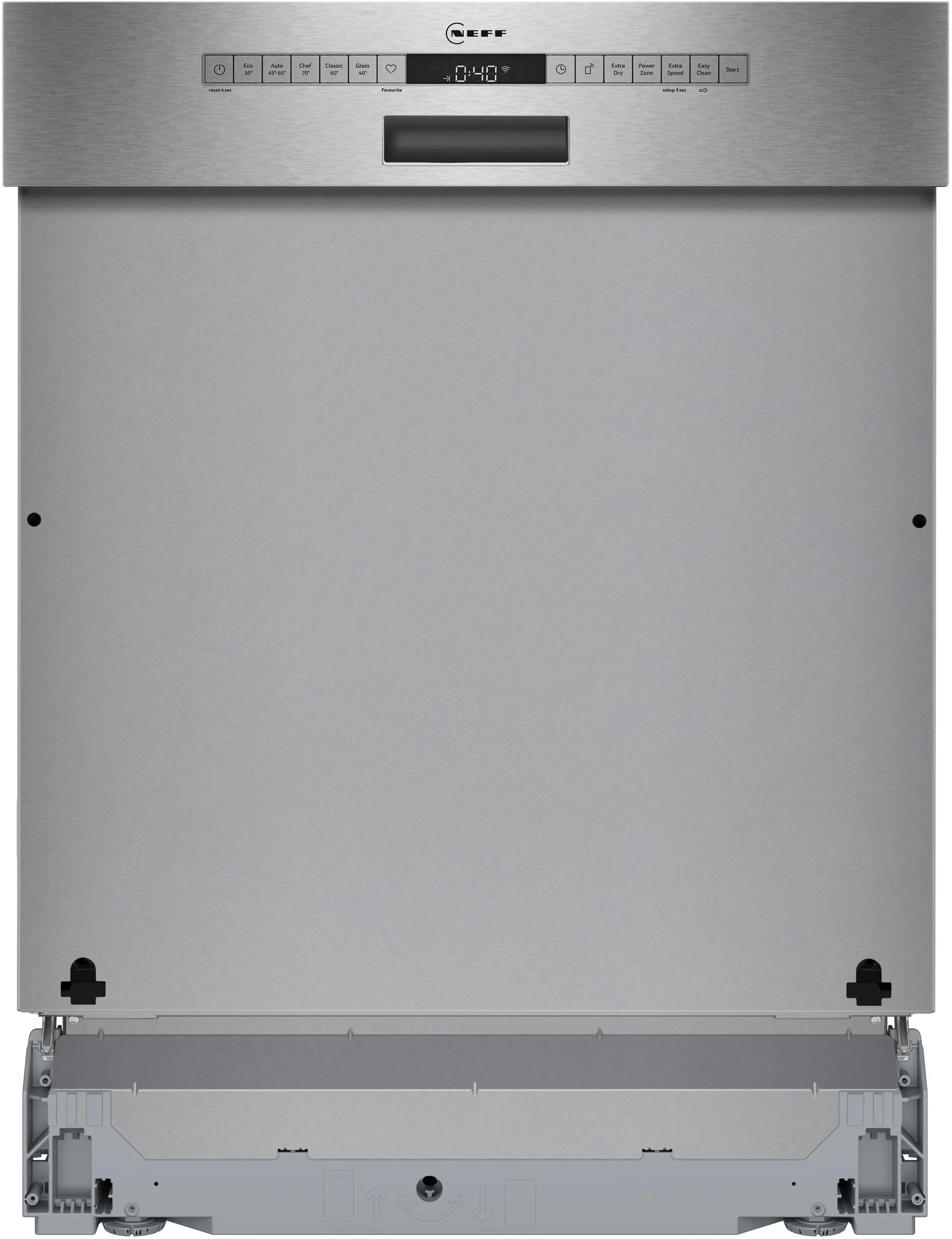Neff N 50 Geschirrspüler integrierbar 60 cm Gebürsteter Stahl S145EVS04E