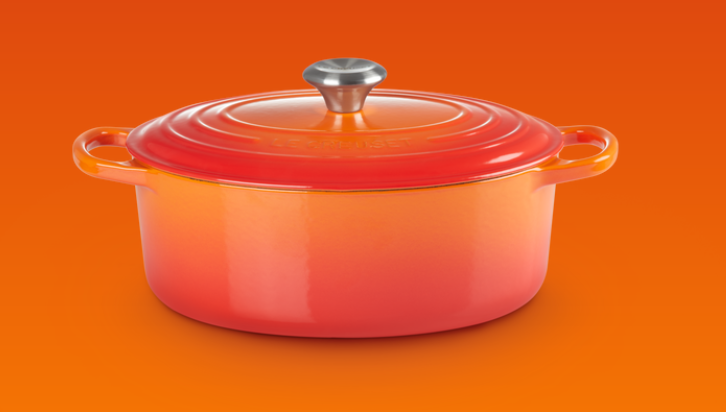 LeCreuset 21178350902430 Bräter oval, 35cm, ofenrot