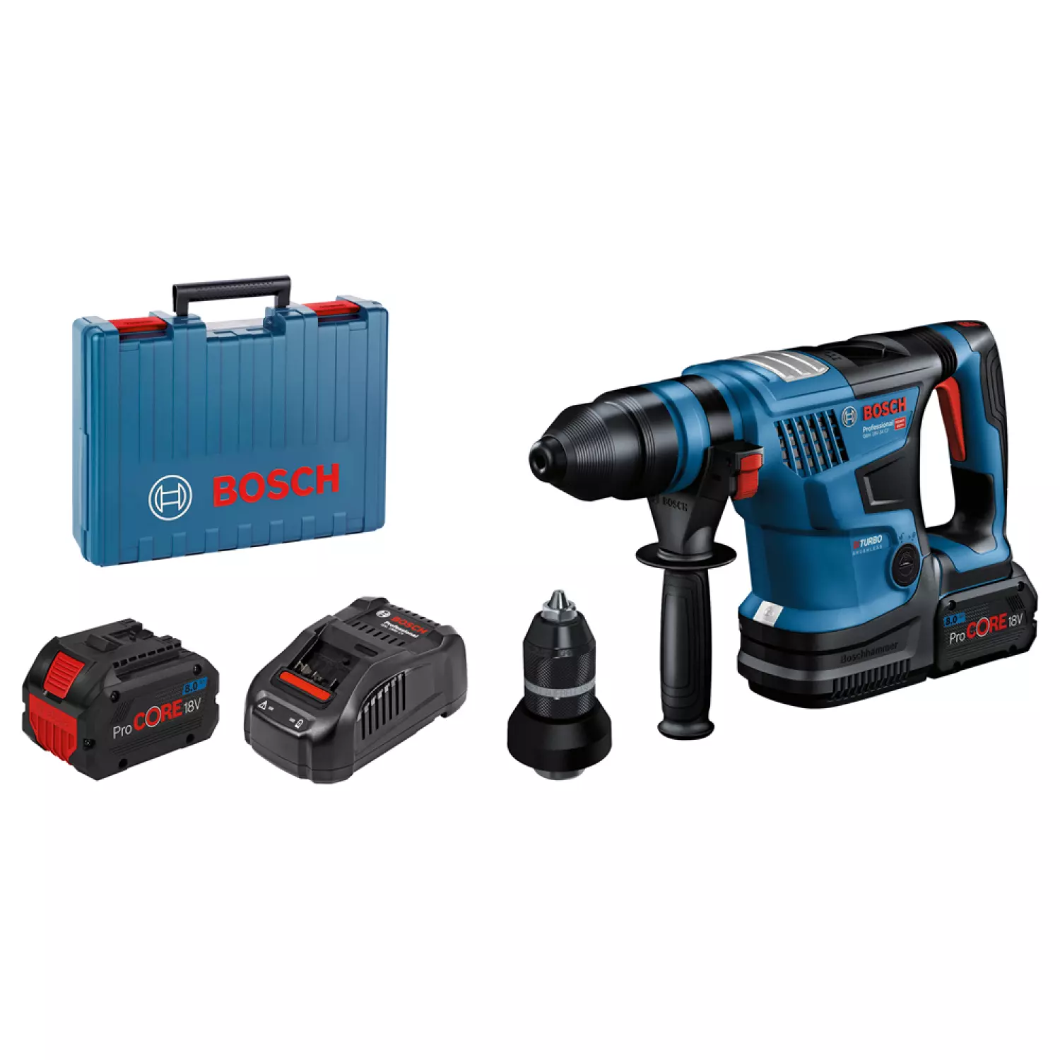 Bosch Professional Akku-Bohrhammer GBH 18V-34 CF (0611914002)