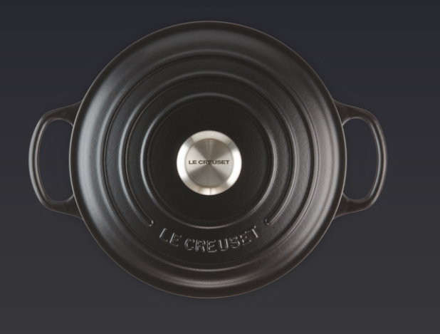 Le Creuset Signature Bräter, rund, 24cm, schwarz (21177240000430)