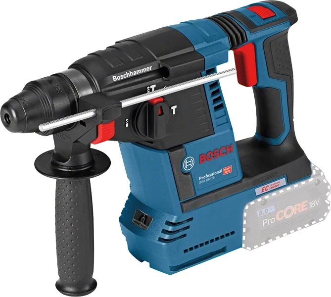 Bosch Professional 0611909000 GBH 18V-26 Akku-Bohrhammer 18 V SDS plus