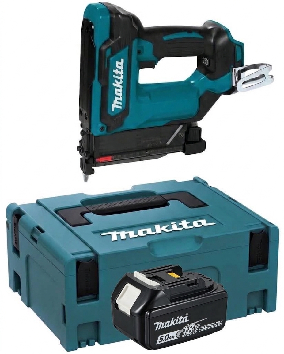 Makita DPT353T1J Akku Stiftnagler 18 V 15 - 35 mm + 1x Akku 5,0 Ah + Makpac - ohne Ladegerät