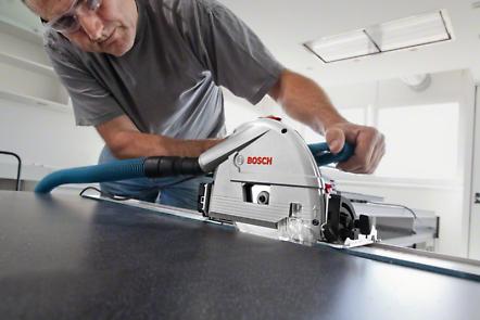Bosch Professional GKT55GCE Elektro-Tauchsäge inkl. L-Boxx + Zubehör (0601675002)