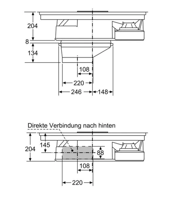 Neff T18BD3AN0 Kochfeld mit Dunstabzug