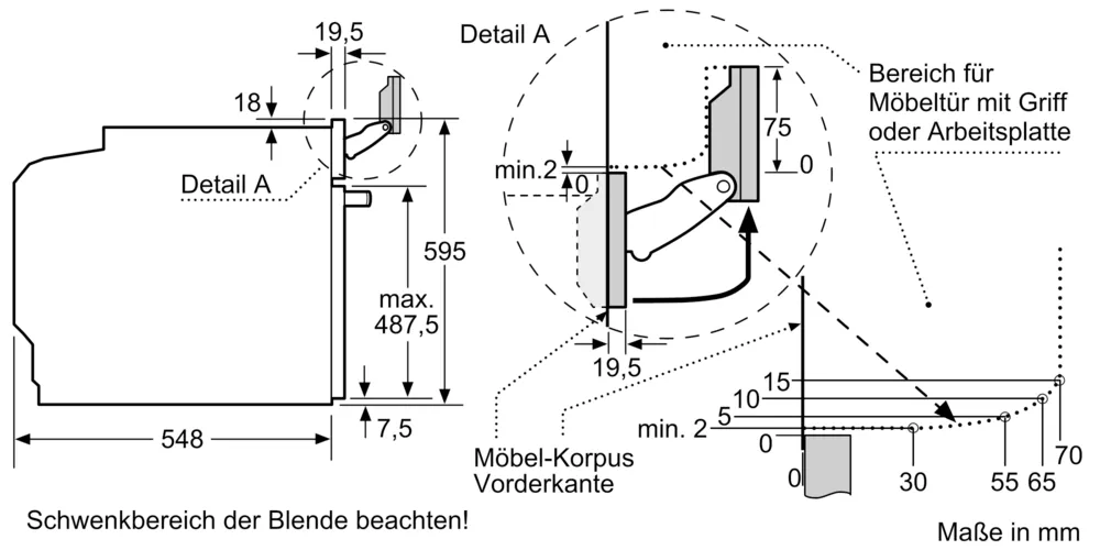 Siemens iQ700, Einbau-Backofen mit Dampfunterstützung, 60 x 60 cm, Schwarz, Edelstahl HR776G1B1