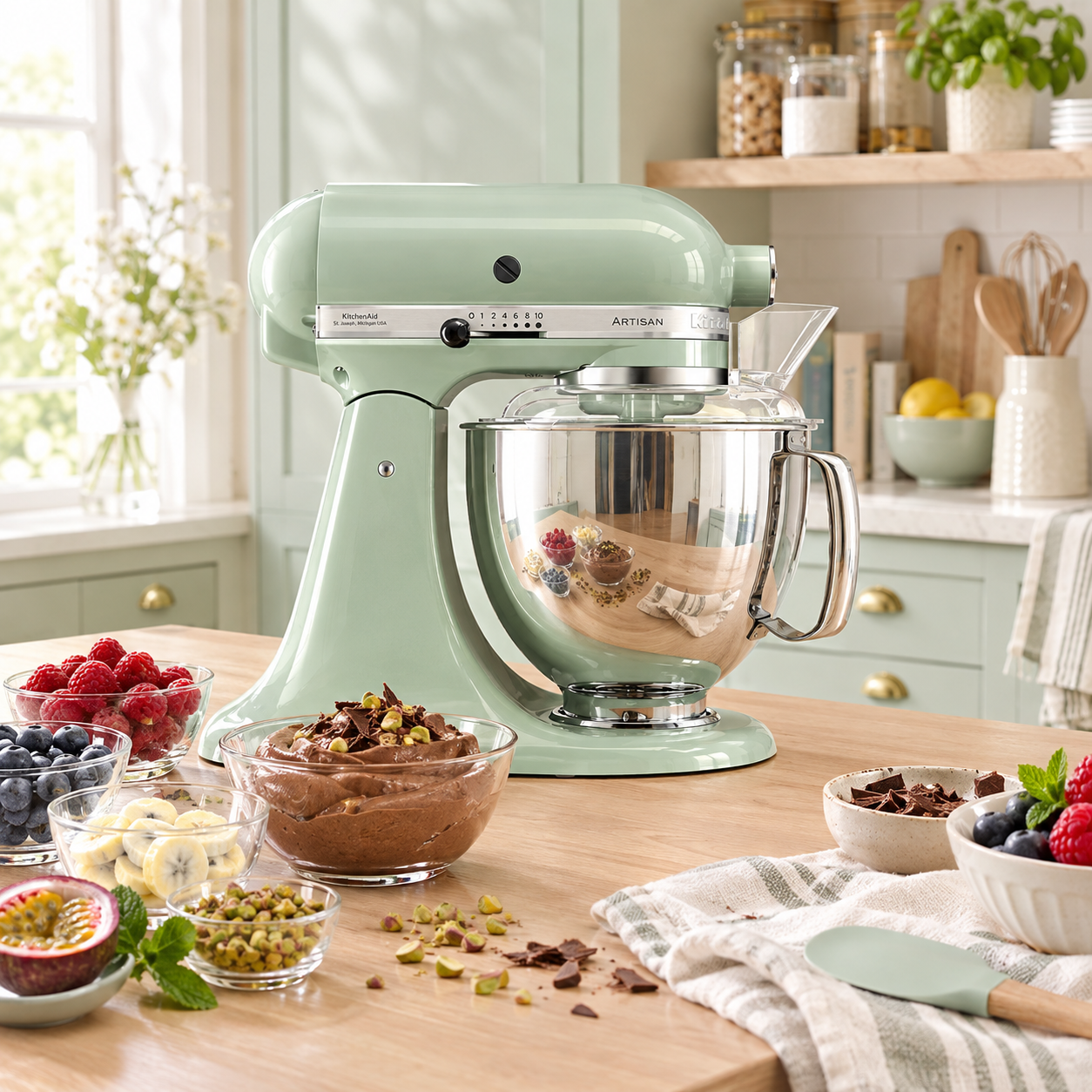 KitchenAid 5KSM175PSEPT food processor pistachio