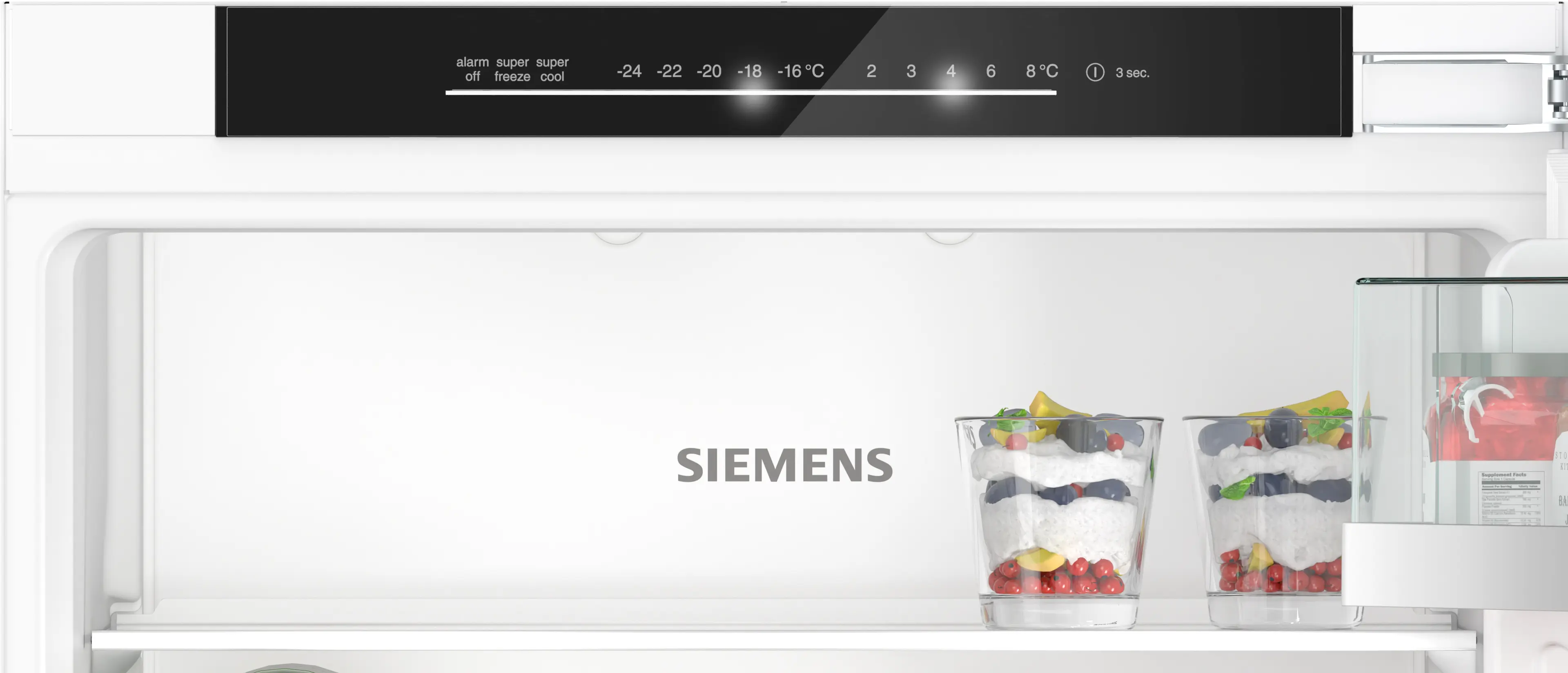 Siemens KI86NADD0 iQ500 Einbau-Kühl-Gefrierkombination – 260 Liter, noFrost, hyperFresh