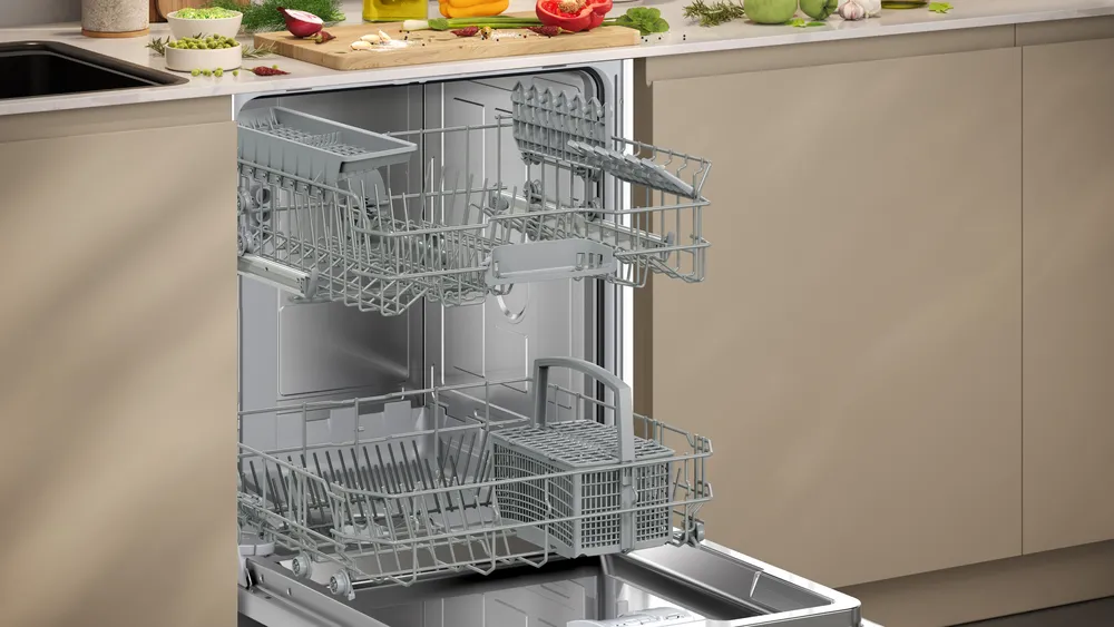 Neff N 50 Geschirrspüler integrierbar 60 cm Gebürsteter Stahl S145HTS06E