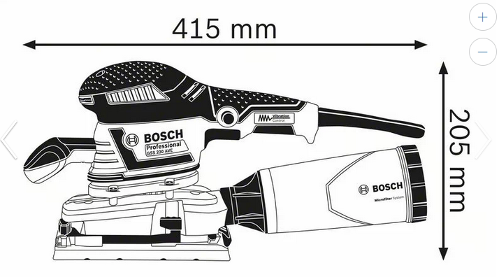 Bosch GSS 230 AVE Schwingschleifer Karton B-Ware