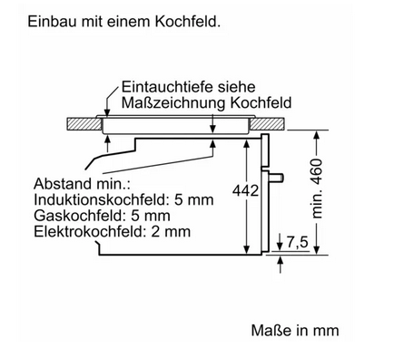 Bosch CSG656RB7 Elektro-Backofen mit Dampfgarer vulkan schwarz