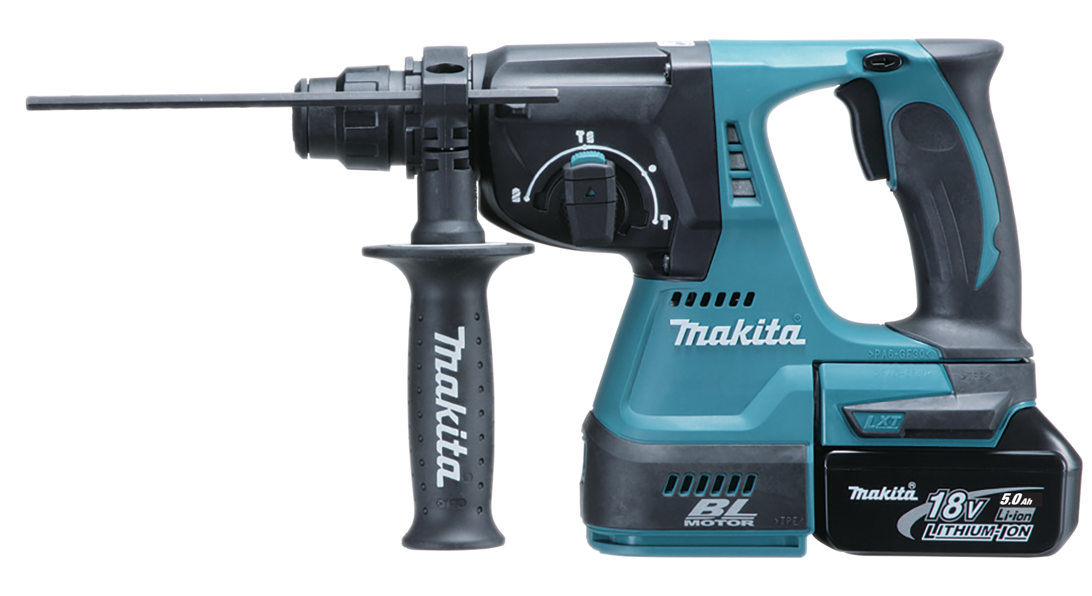 Makita DHR242RTJ Akku-Bohr-/Meißelhammer inkl. MAKPAC + 2 Akkus 5.0Ah