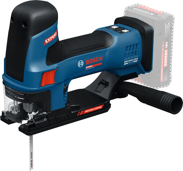 Bosch Blau 06015B0001 GST 18V-155 SC Profi-Stichsäge 18V ohne Akkus und Ladegerät OHNE L BOX