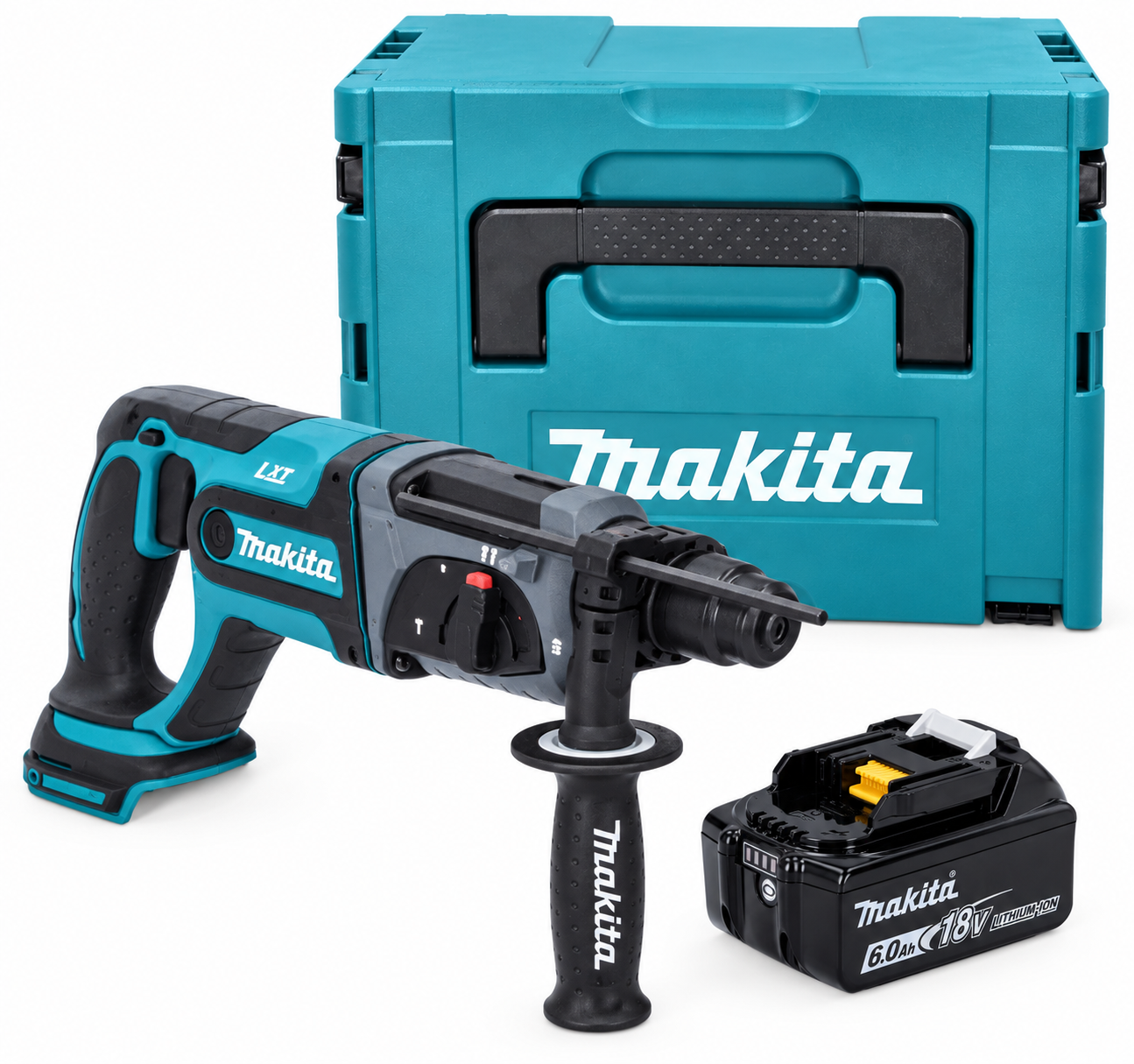 Makita DHR241G1J 18V Li-ion Akku-Kombihammer im MAKPAC mit 1x BL1860B Akku