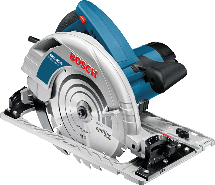 Bosch GKS 85 G Handkreissäge inkl. FSN1600 Führungsschiene (060157A902)