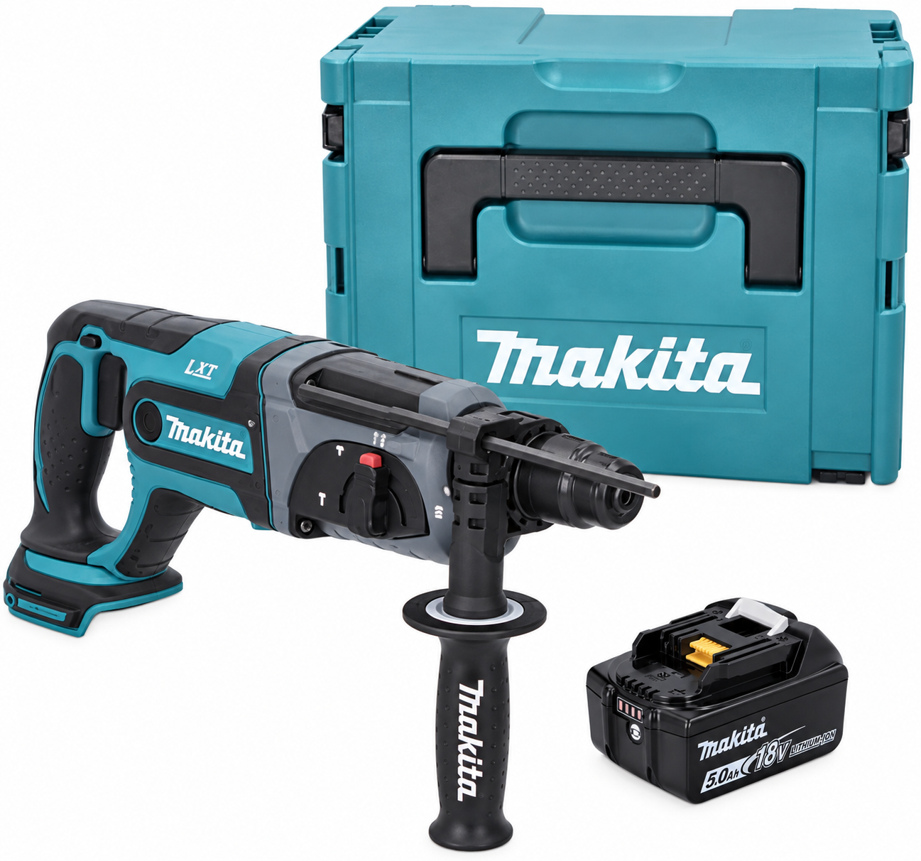 Makita DHR241T1J Akku-Bohrhammer 18V inkl. 5Ah & MAKPAC