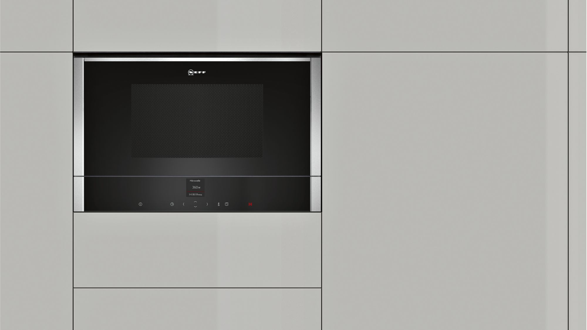 Neff C17GR01N0 (CGR1701N) Einbau-Mikrowelle mit Grill