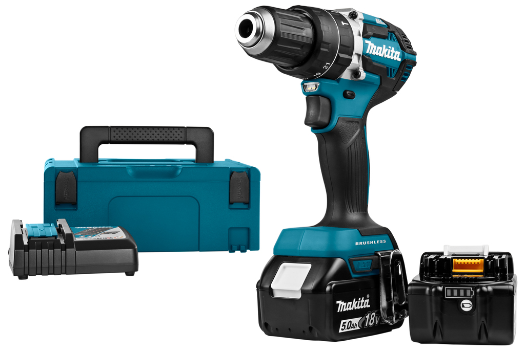 Makita DHP484RTJ Akku-Schlagbohrschrauber 18V
