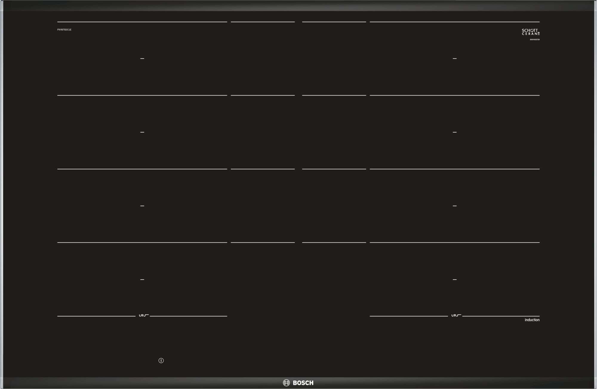 MCSA00995826_619083_PXY875DC1E_unlighted_def Bosch PXY875DC1E Serie 8 Induktionskochfeld