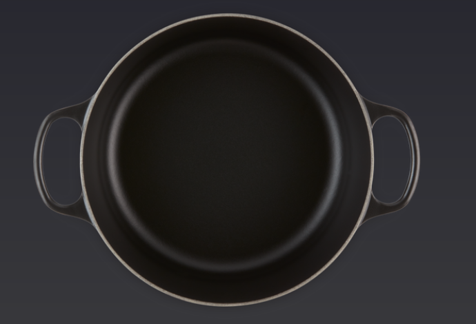 Le Creuset Signature Bräter, rund, 24cm, schwarz (21177240000430)