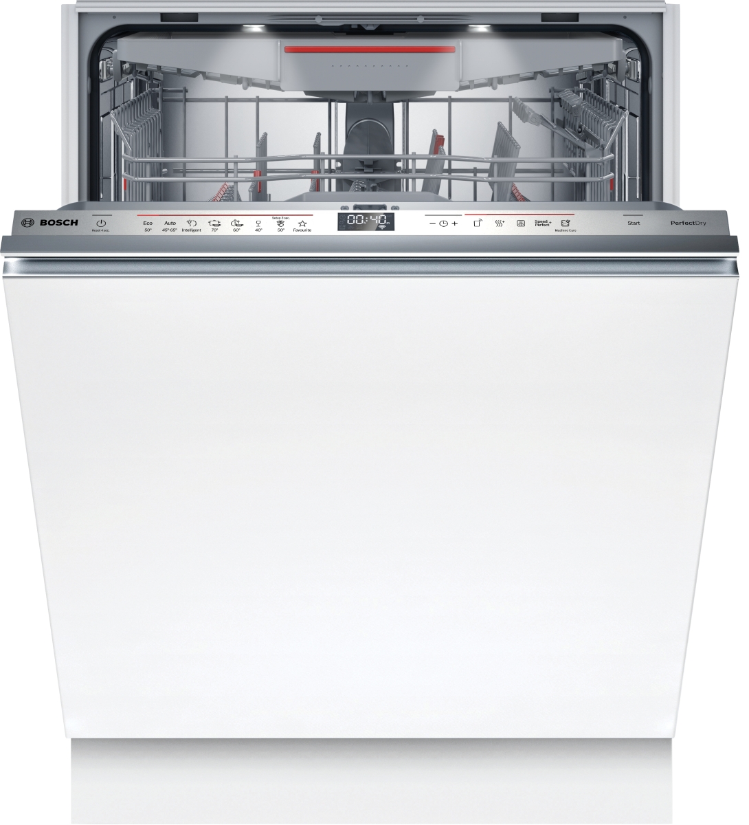 Bosch SMV6ZCX16E Serie 6 Vollintegrierter Geschirrspüler, 60 cm breit, 14 Maßgedecke, 3-fach Rackmat