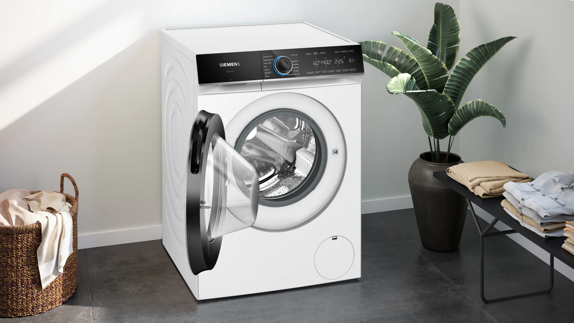 Siemens WG44B2A40 - iQ700 Waschmaschine, Frontlader 9 kg 1400 U/min.