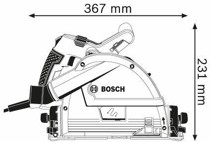 Bosch GKT55GCE Tauchsäge (0601675000)