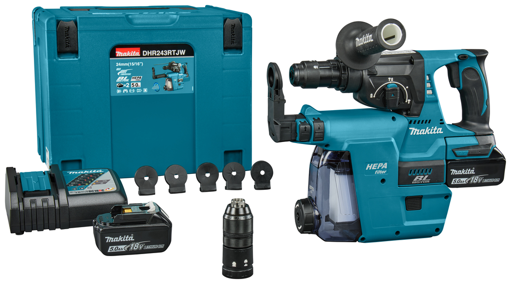 Makita DHR243RTJW Akku-Bohrhammer LXT