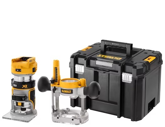 DeWalt DCW604NT Akku-Kombifräse (Ober- und Kantenfräse)