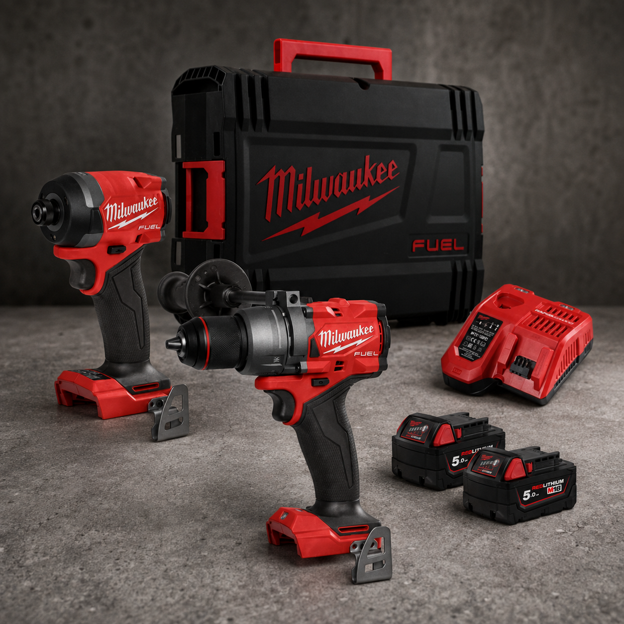 Milwaukee M18 FPP2A3-502X Powerpack 4933480873 – 18V FUEL Akku-Werkzeug-Set