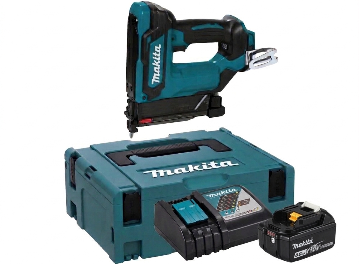 Makita DPT35RG1J  Akku Stiftnagler 18 V 15 - 35 mm + 1x Akku 6,0 Ah + Ladegerät + Makpac