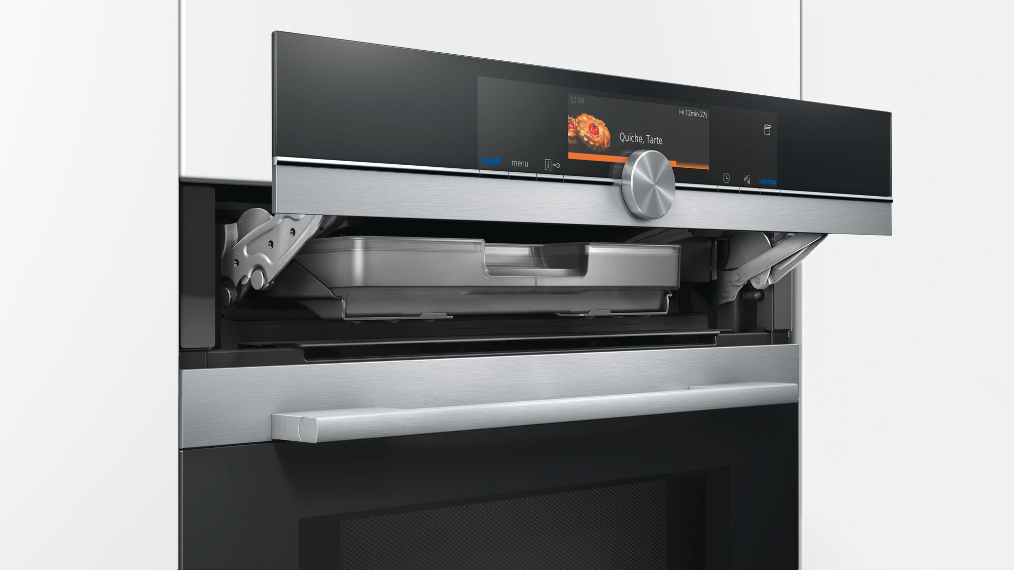 Siemens HN678G4S6 Mikrowellen-Backofen mit Dampfunterstützung