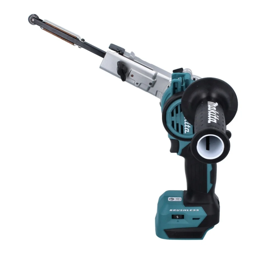 DBS180RT Makita  Akku Bandfeile 18 V 9 x 533 mm Brushless + 2x Akku 5,0 Ah + Ladegerät