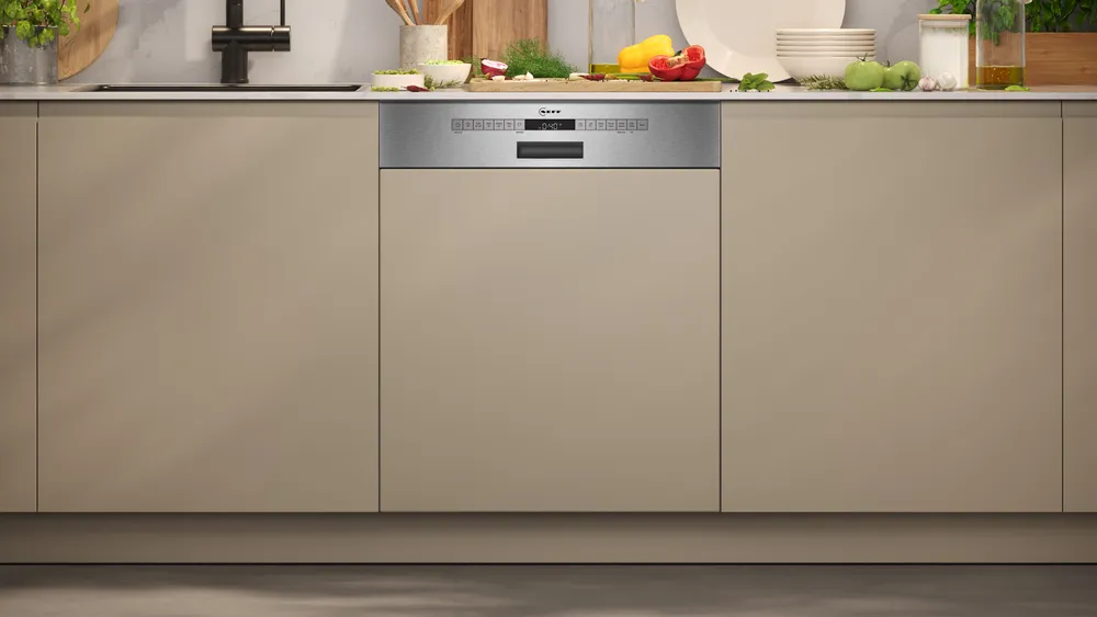 Neff N 50 Geschirrspüler integrierbar 60 cm Gebürsteter Stahl S145HTS06E
