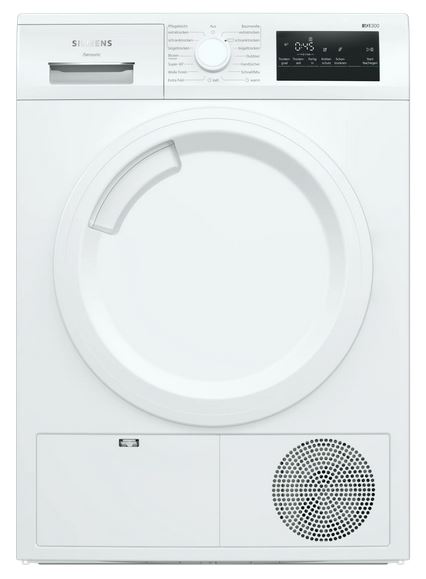 1UFNO0D8WI05g8 Siemens iQ300 WT43HV03 Wärmepumpen-Trockner 7 kg