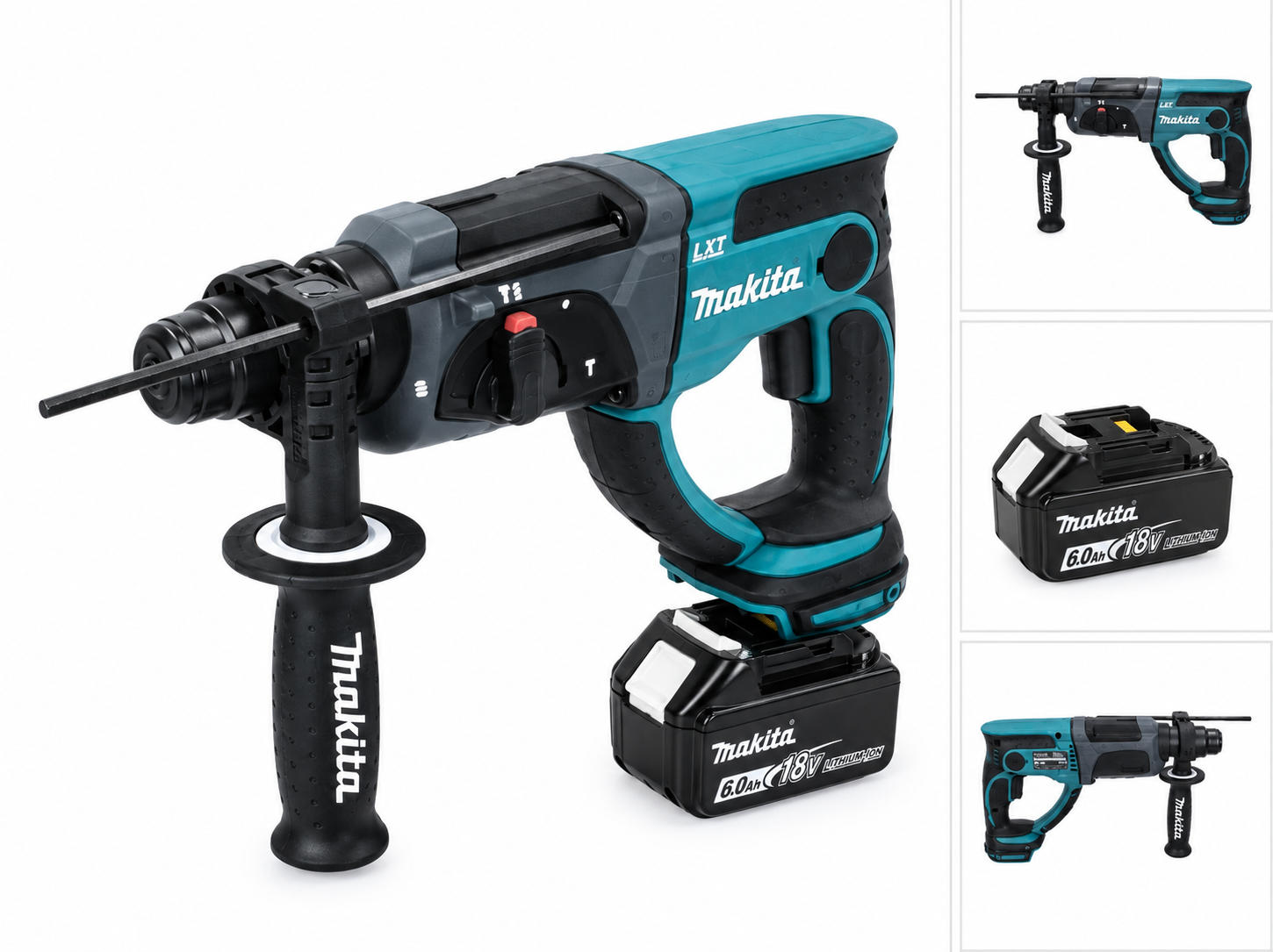 Makita DHR202G1 Akku Kombihammer 18 V 2,0 J SDS Plus + 1x Akku 6,0 Ah - ohne Ladegerät
