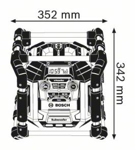 Bosch Professional GML 50 Baustellenradio/Ladegerät solo (0601429600)