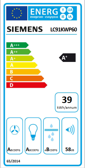 Siemens LC91KWP60 Wandhaube