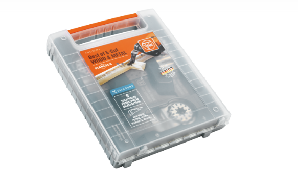 FEIN Best of E-Cut Starlock WOOD & METAL saw blade set, 6-piece – 35222967010