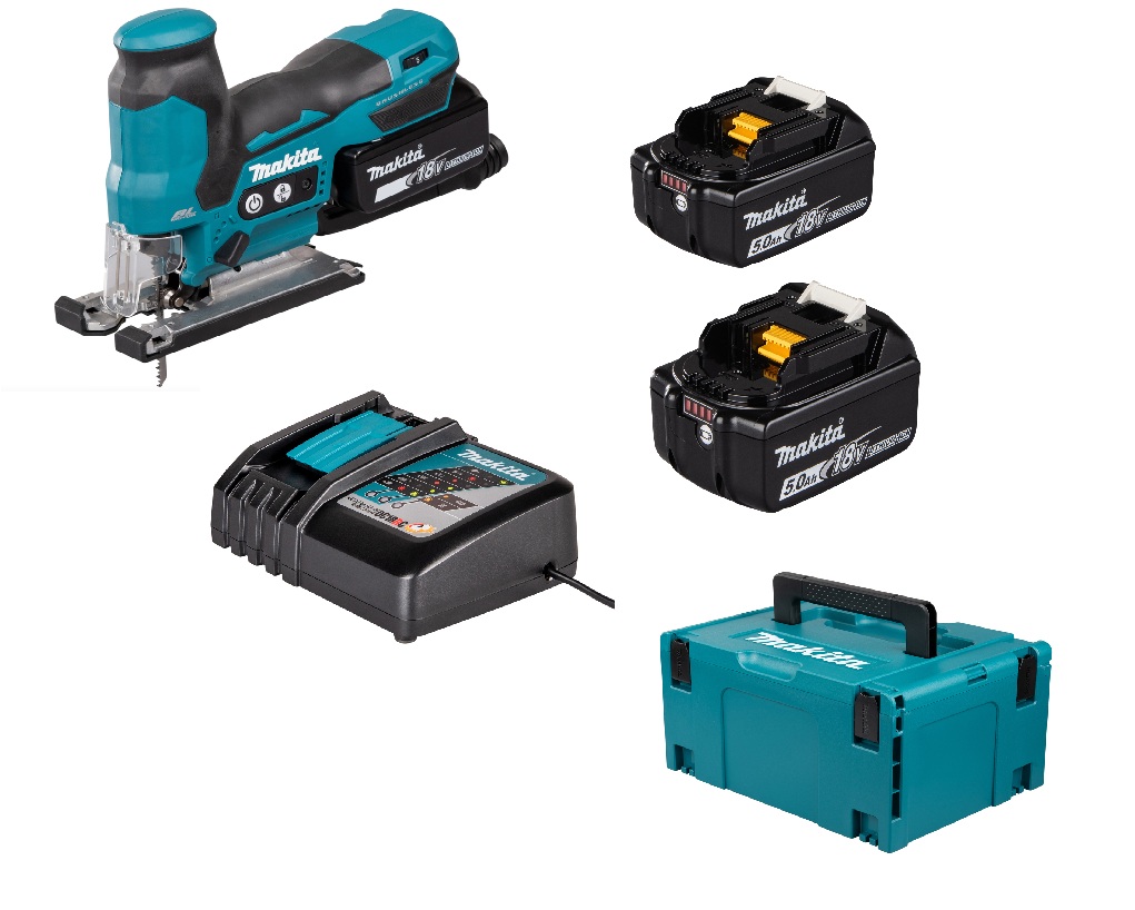 Makita DJV185RTJ Akku-Stichsäge im Makpac koffer +2x BL850B und DC18RC