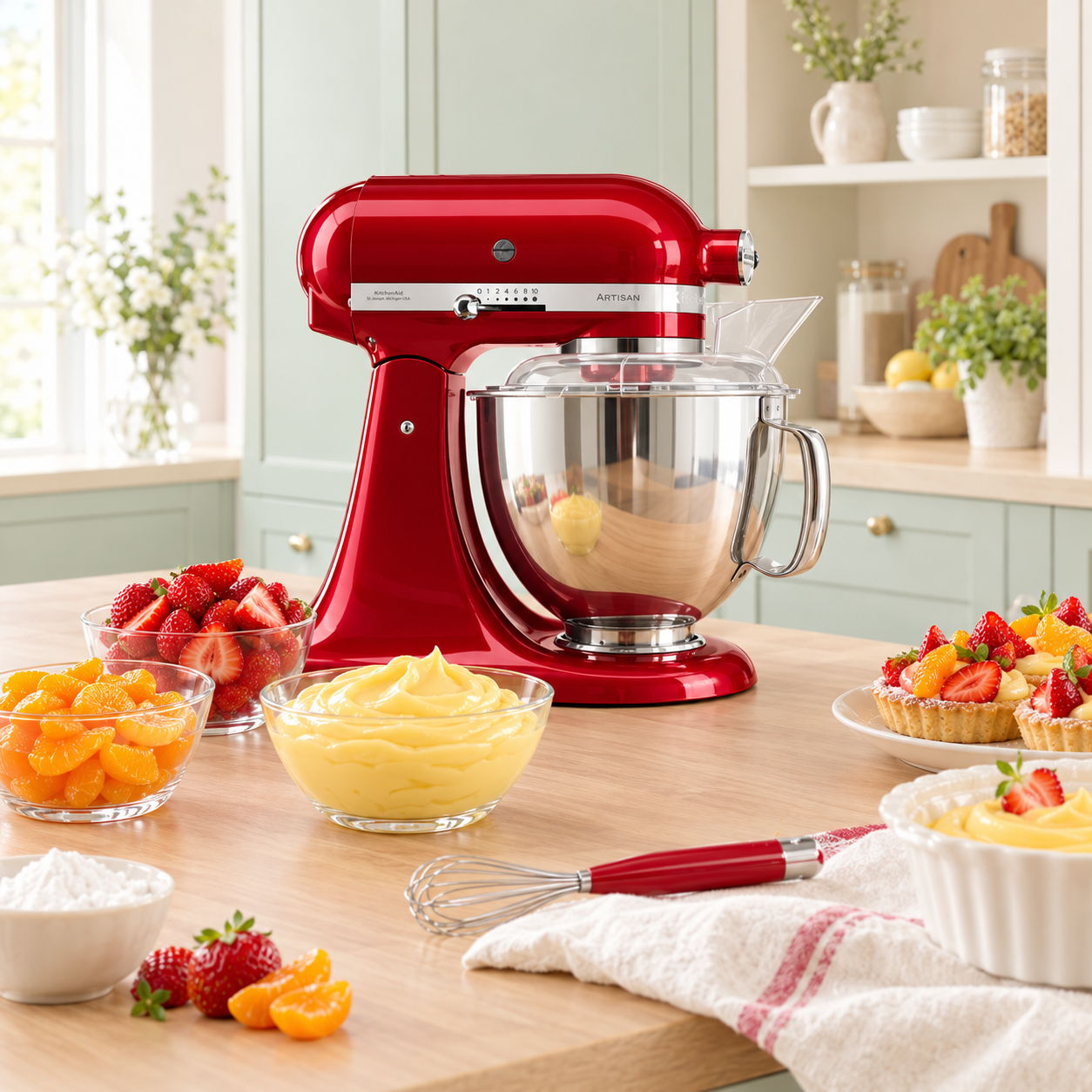 KitchenAid 5KSM175PSECA stand mixer Candy Apple Red