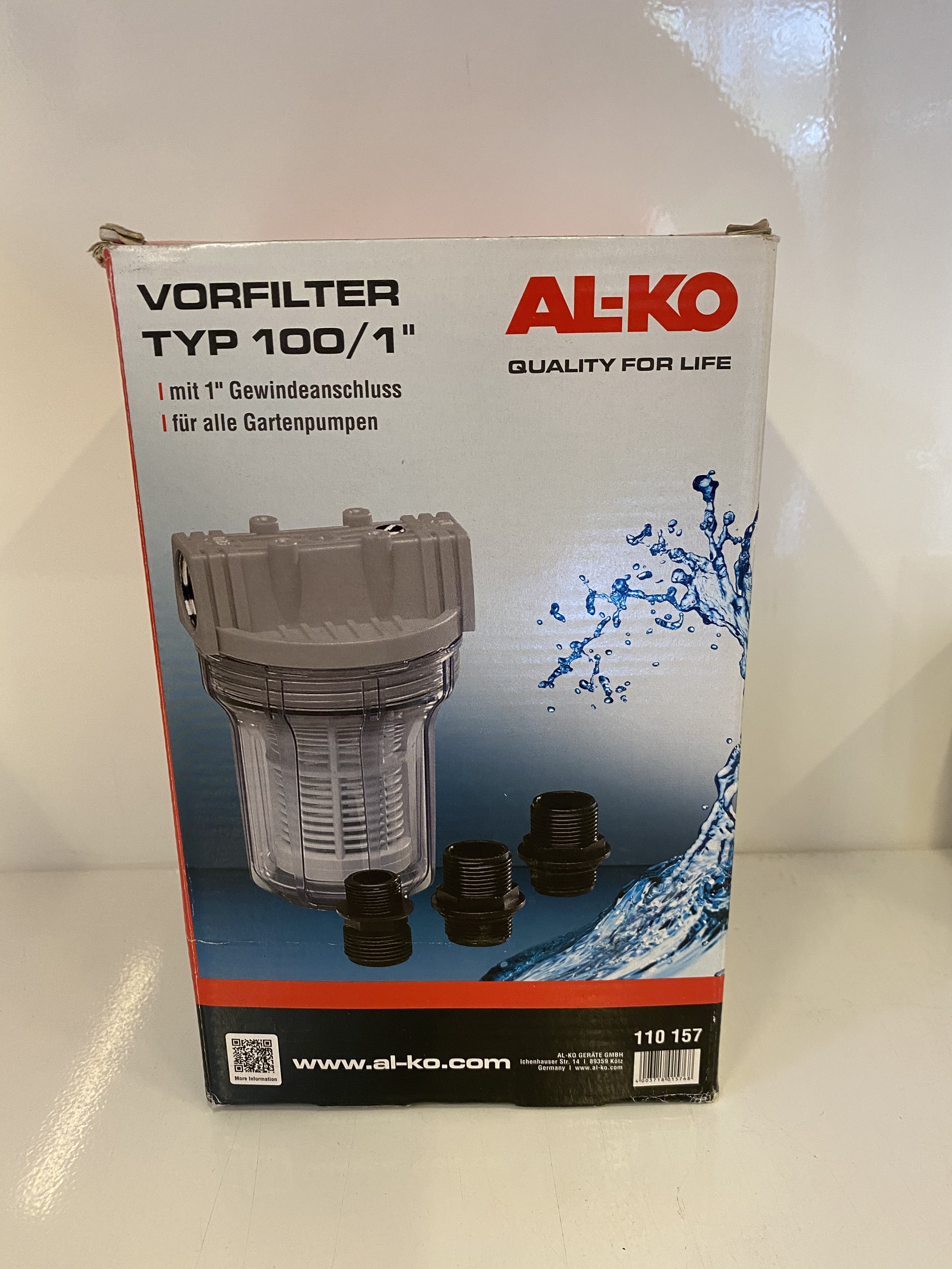 35f4678117d412 AL-KO Vorfilter 100/1 Zoll für Gartenpumpen (110157)