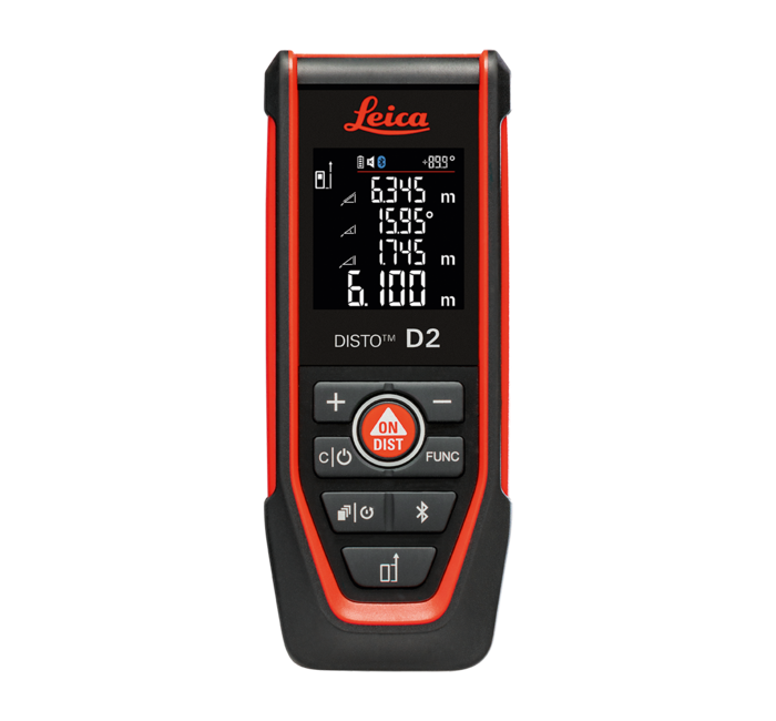 Leica Disto 837031 D2 Bluetooth Laser-Entfernungsmesser