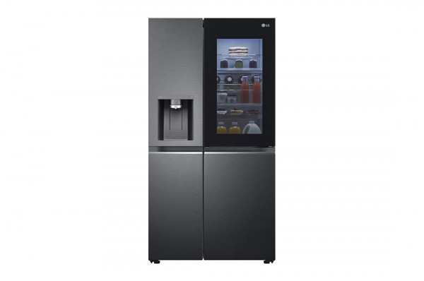 LG Side-by-Side NoFrost (GSXV90MCDE), 179 x 91.3 CM, Edelstahl