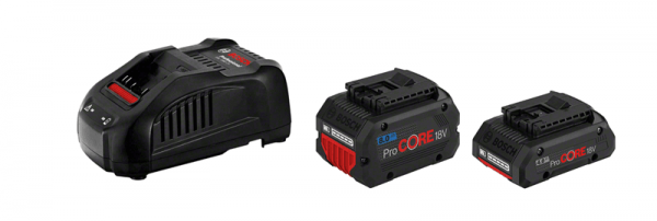 Bosch ProCORE Starter-Set 1 x ProCORE18V 4.0Ah + 1 x ProCORE18V 8.0Ah + GAL 1880 CV (1600A01BA8)