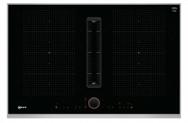 Neff N 90 Induktionskochfeld mit integriertem Kochfeldabzug (T58TL6EN2), 80 CM aufliegend