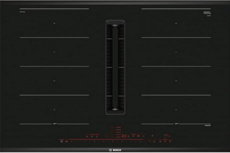 Bosch PXX875D67E Series 8 Induction Hob with Integrated Ventilation System