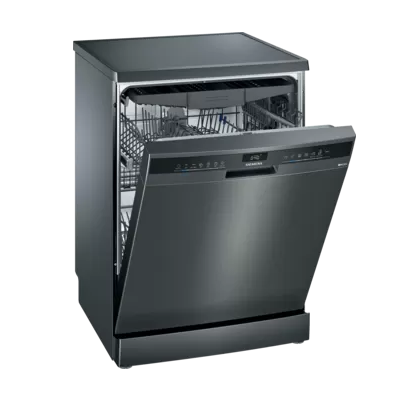 Siemens SN23EC14CE Freestanding Dishwasher iQ300 Black Inox 60 CM